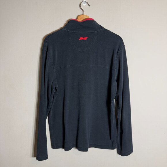 Anheuser-Busch 1/4 Zip Pullover Sweatshirt Men's Medium Black Budweiser Beer Bud - Picture 3 of 10